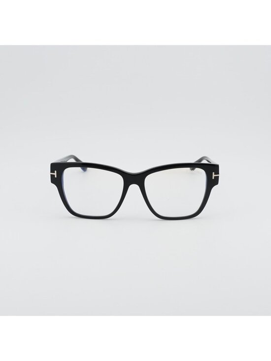 Tom Ford FT5745-B 001 Eyeglasses Shiny Black 54mm Square Frame main image 4